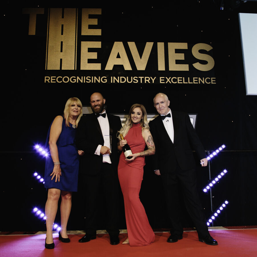 Guests in black tie at The Heavies Awards