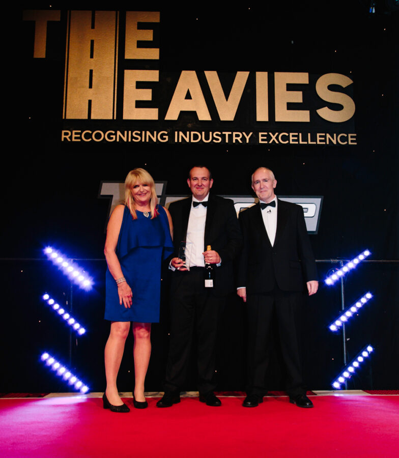 Award presentation at The Heavies